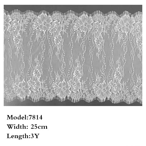 White Eyelash Lace