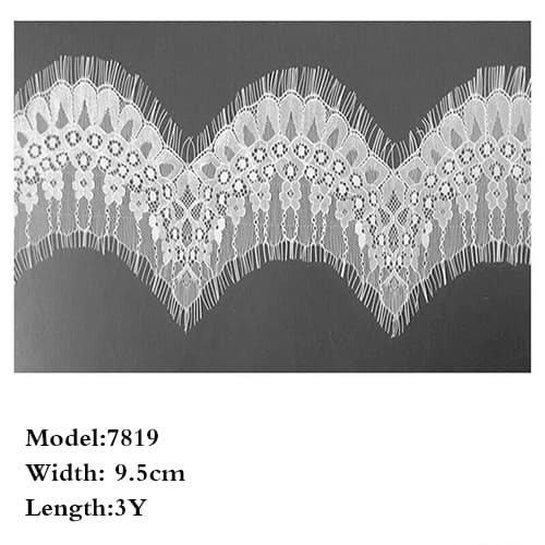 Eyelash Border Lace