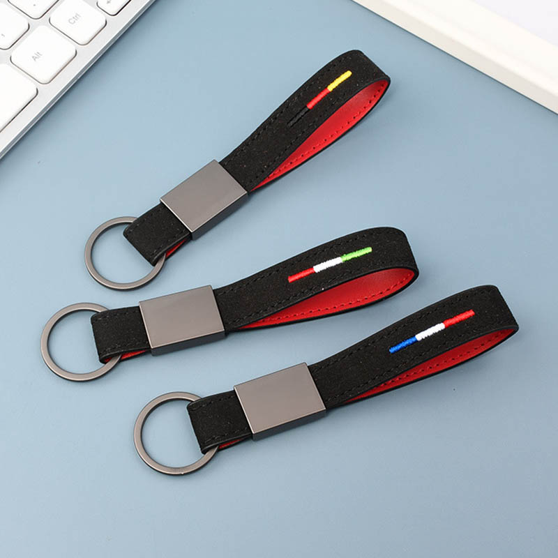 Small Leather Keychain