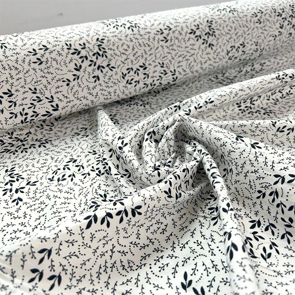Large Floral Print Cotton Fabric