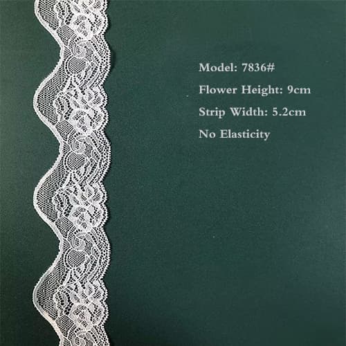 White Cord Lace Fabric