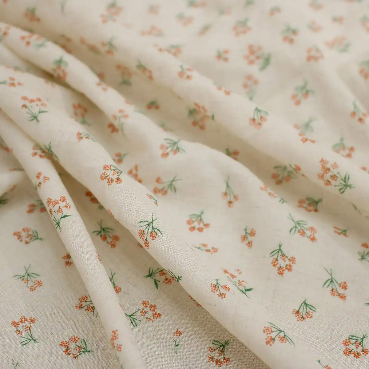 Floral Block Print Fabric